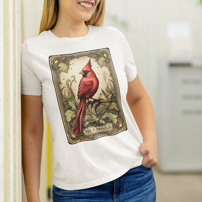 The Cardinal Bird Tarot Card Shirt