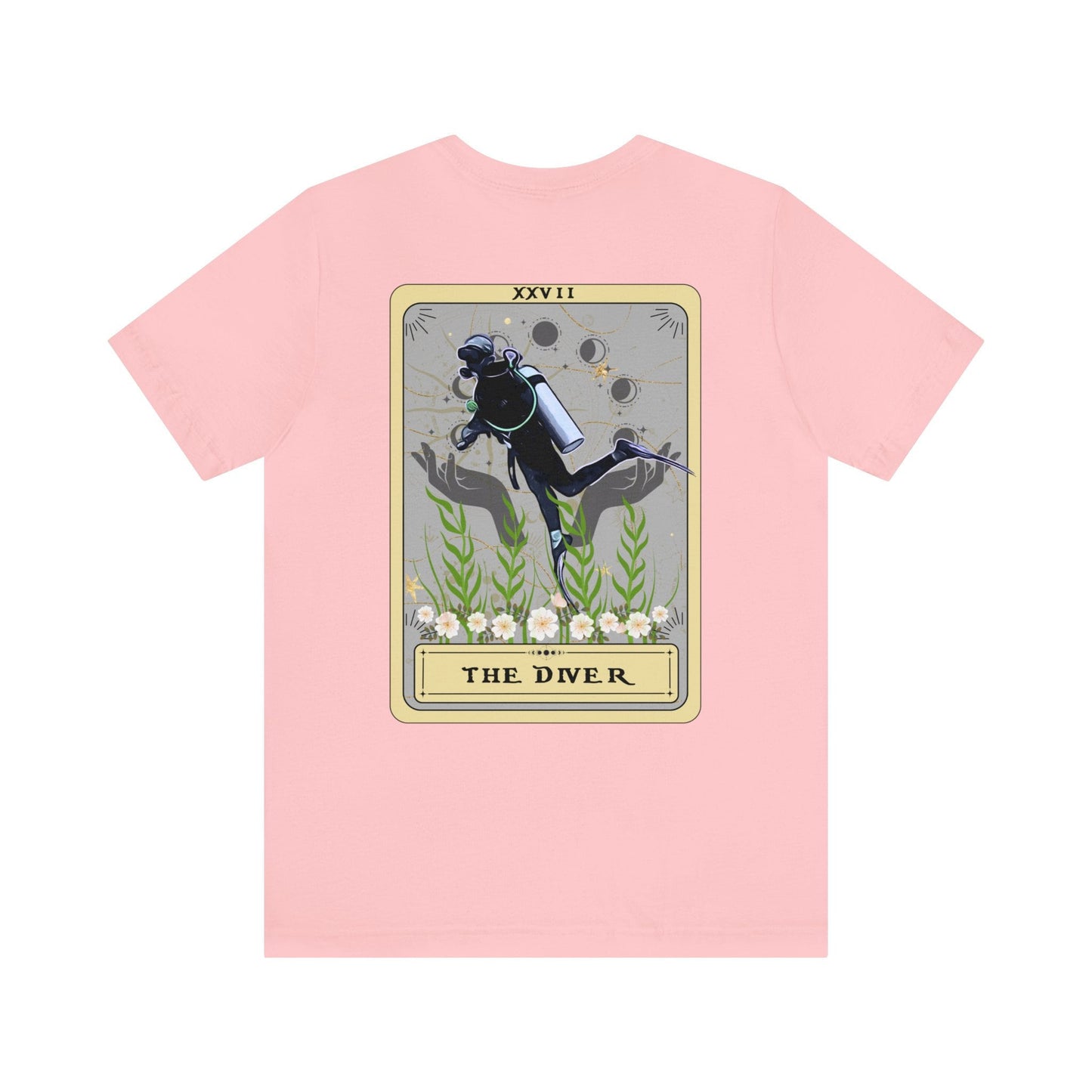 The Diver Tarot Card Shirt BACK PRINT, Scuba Diving