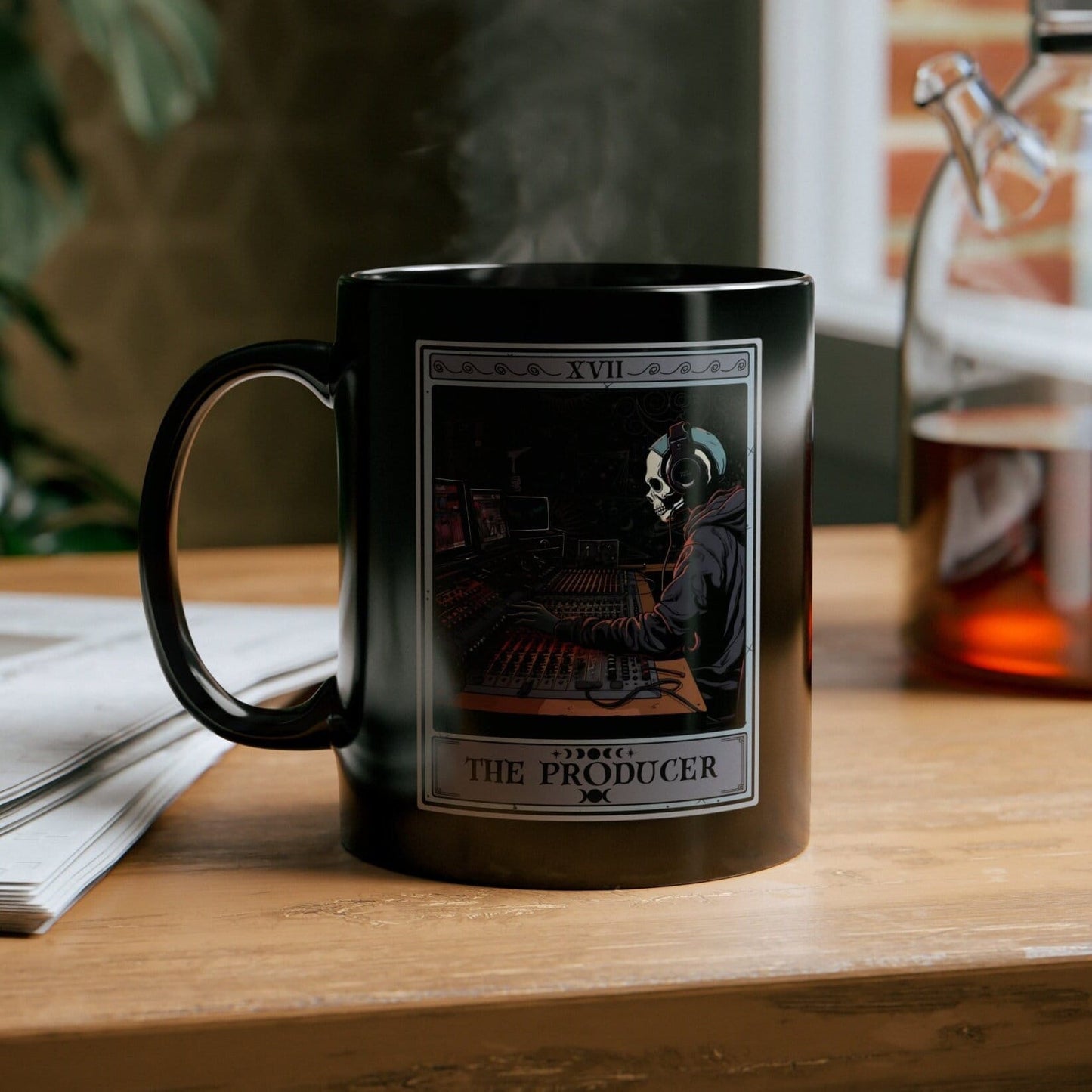 The Producer Tarot Card Mug, Music Recording Studio