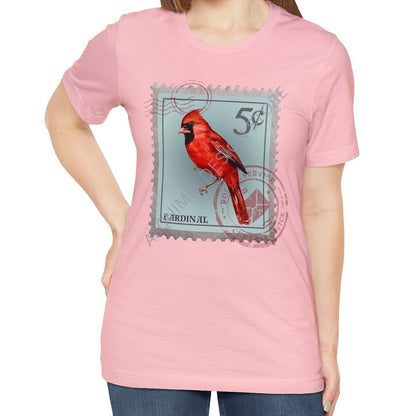 Cardinal Post Stamp Shirt