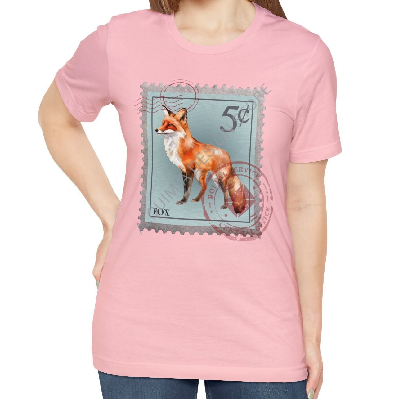 Fox Post Stamp Shirt, Animal