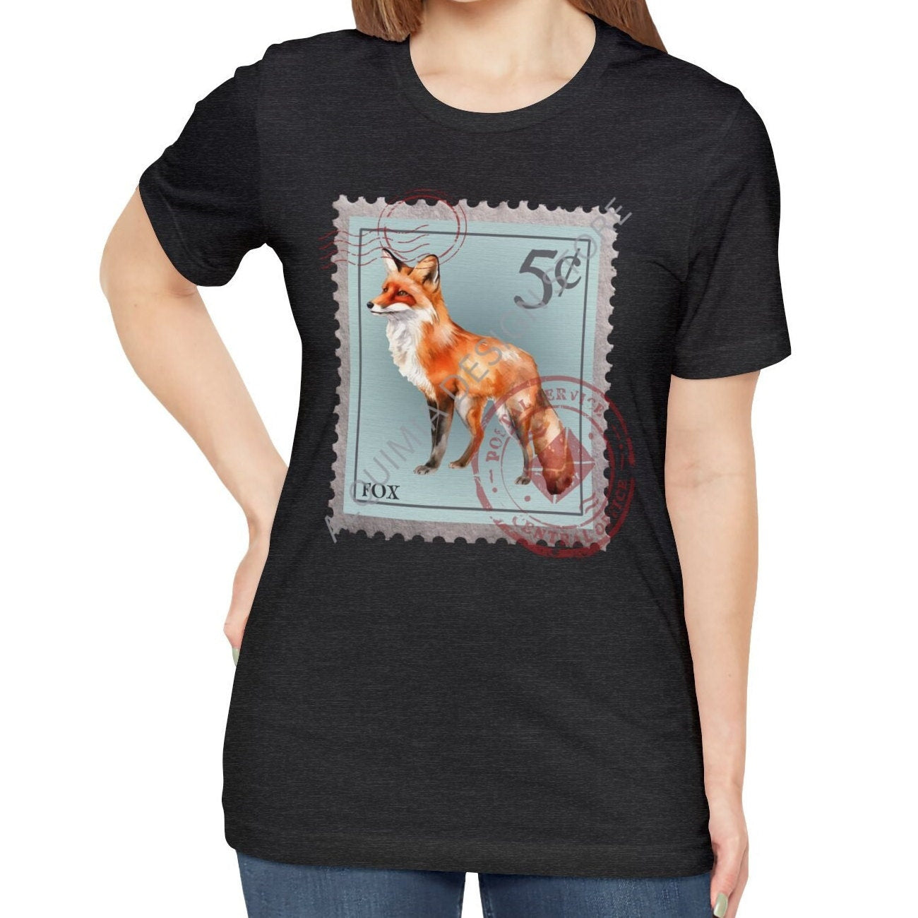 Fox Post Stamp Shirt, Animal