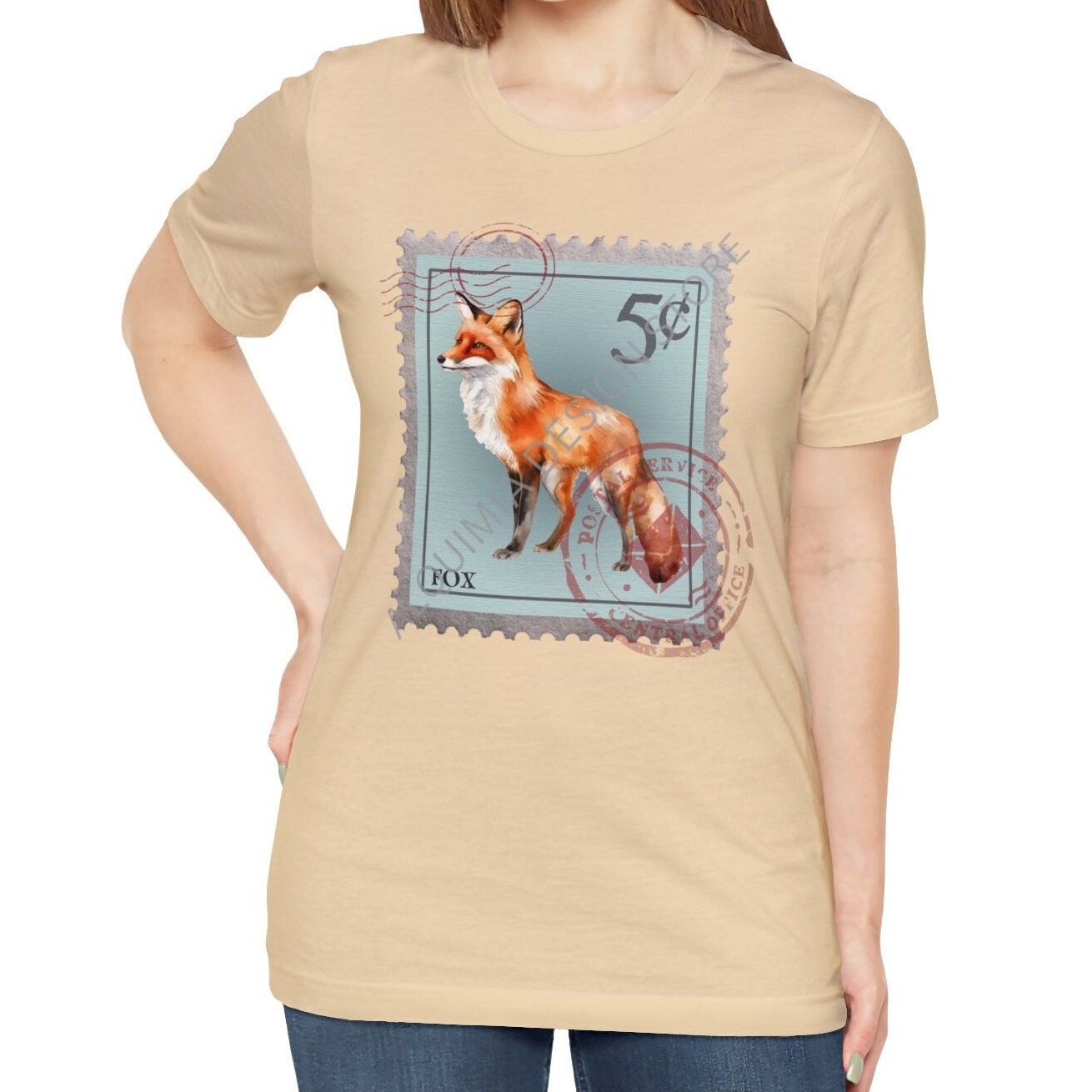 Fox Post Stamp Shirt, Animal