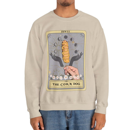 Corn Dog Tarot Card Sweatshirt