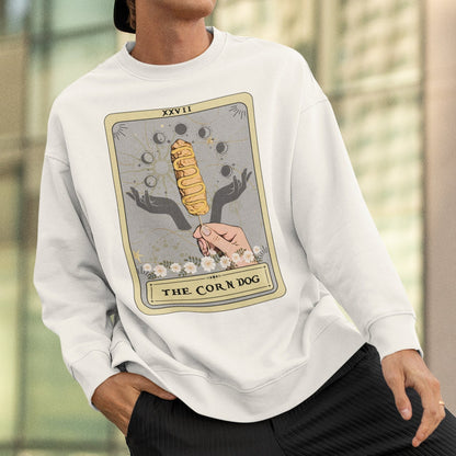 Corn Dog Tarot Card Sweatshirt