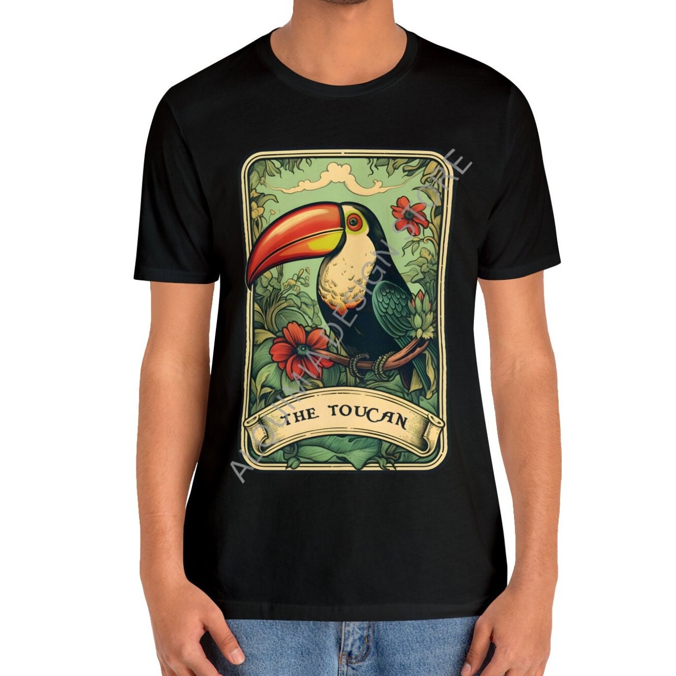 The Toucan Tarot Card Shirt, Bird Watching