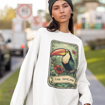 The Toucan Tarot Card Sweatshirt, Bird Lover