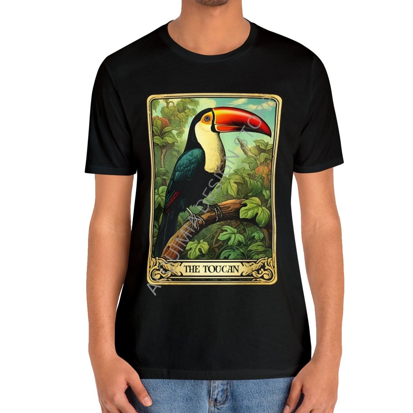 The Toucan Tarot Card Shirt, Toucan Shirt, Bird Lover