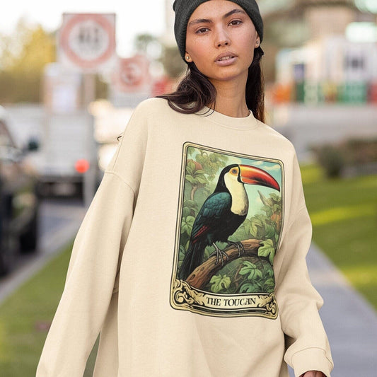 The Toucan Tarot Card Sweatshirt, Bird Lover