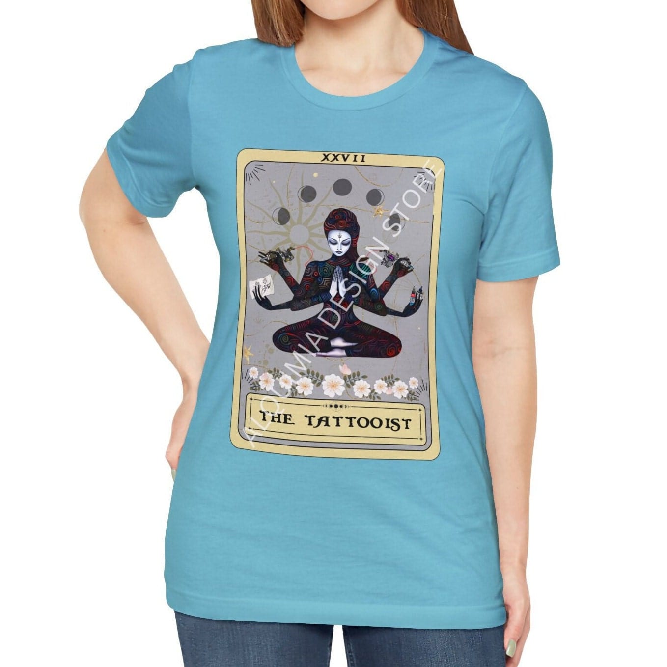 The Tattooist Goddess Tarot Card Shirt, Tattoo Shop