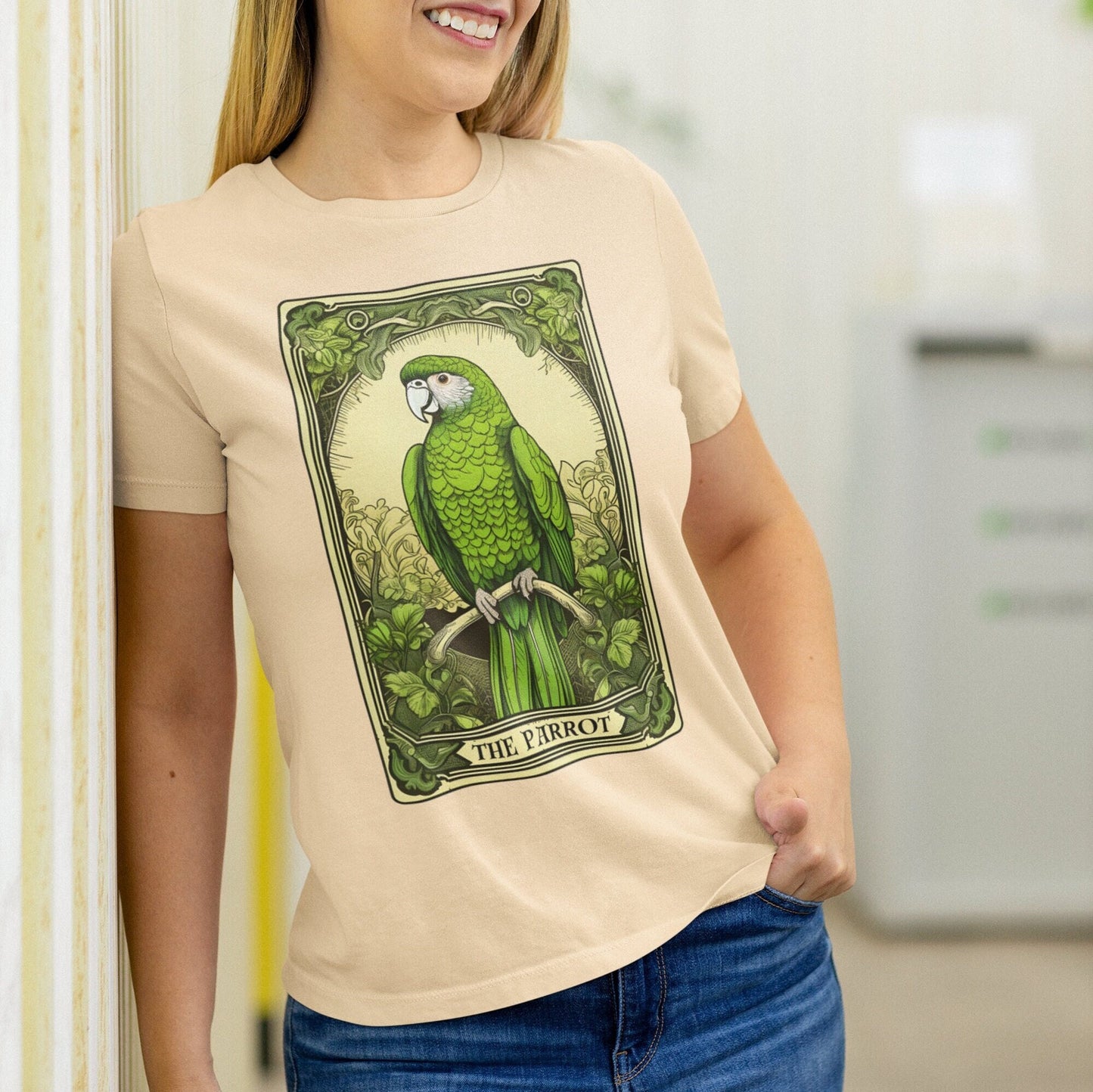 The Parrot Tarot Card Shirt, Bird Lover