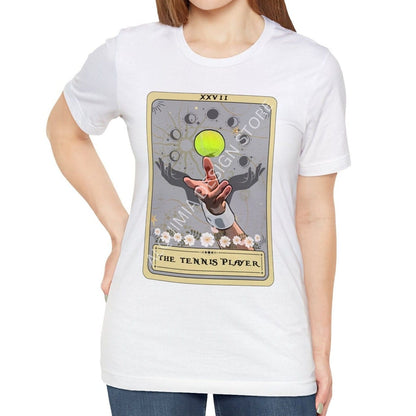 The Tennis Player Tarot Card Shirt