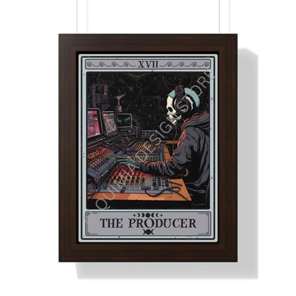 The Producer Tarot Card Wall Art, Recording Studio