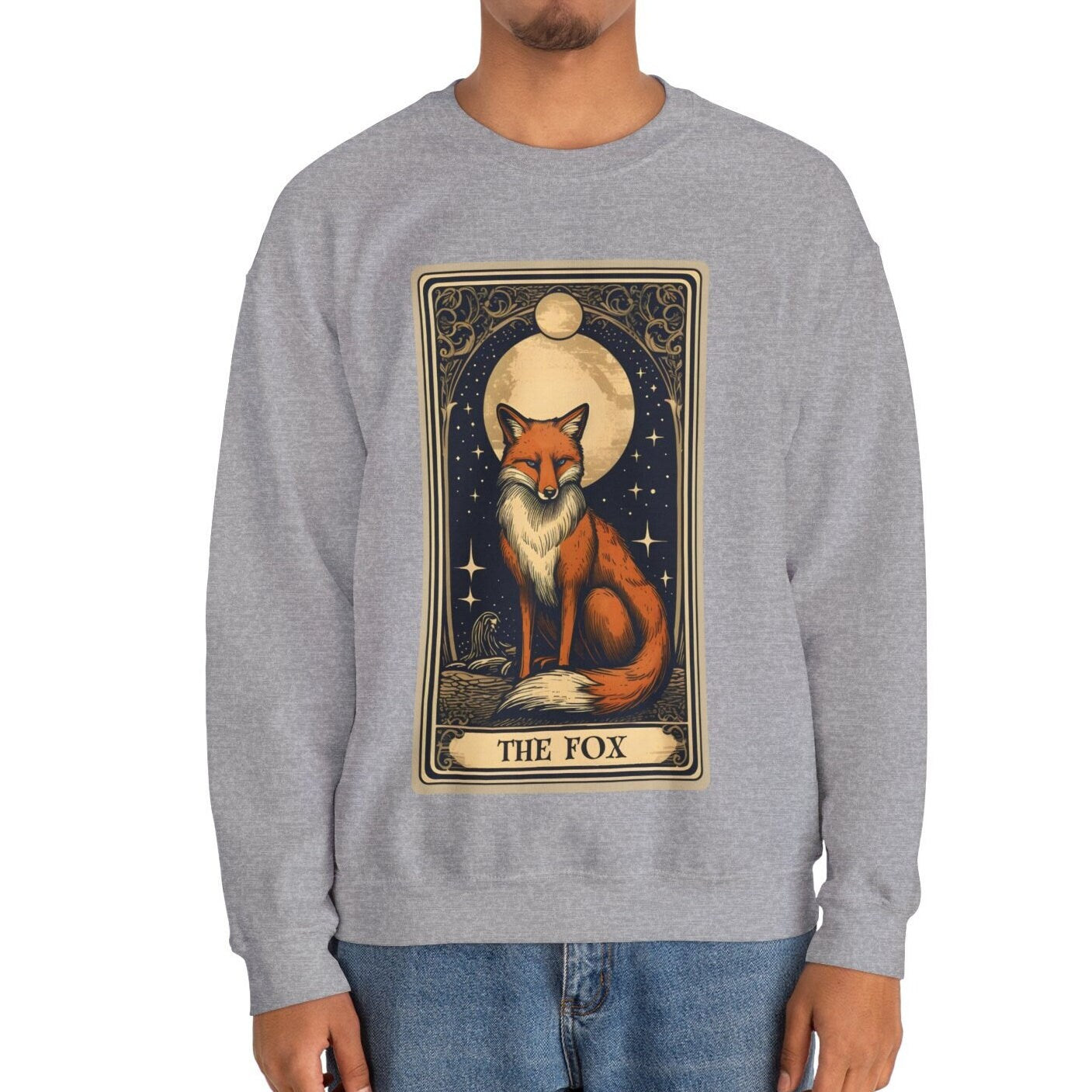 The Fox Tarot Card Sweatshirt, Animal