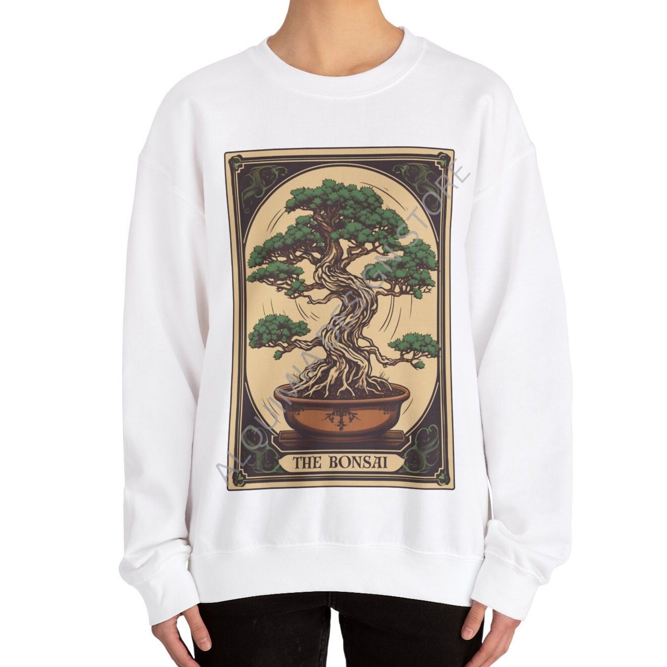 Bonsai Tarot Card Sweatshirt