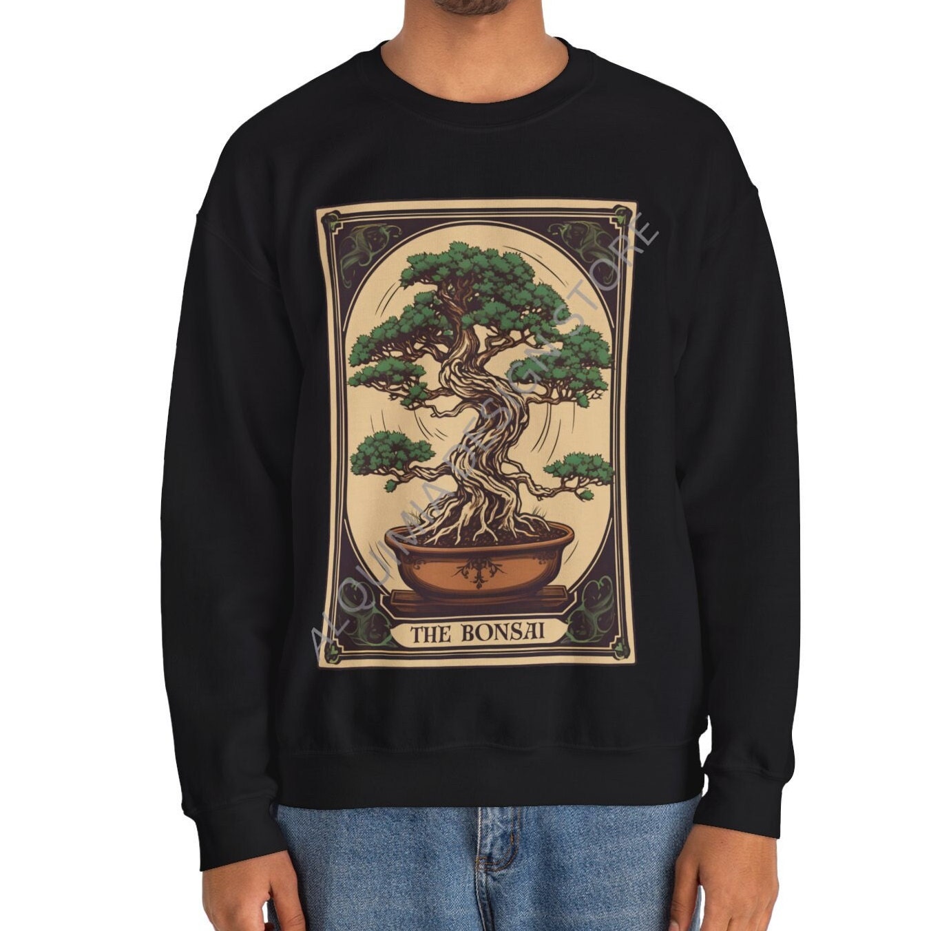 Bonsai Tarot Card Sweatshirt