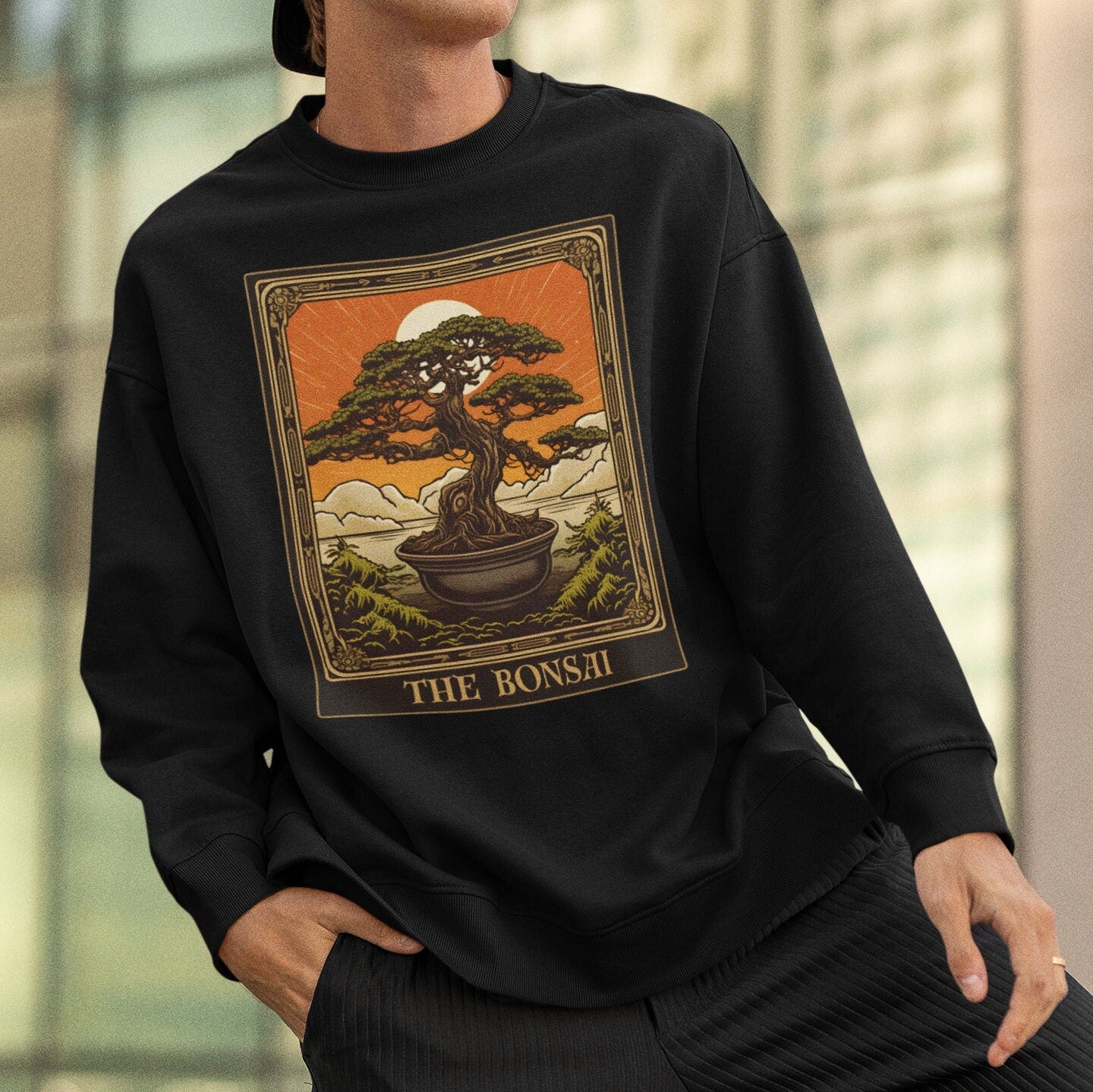 The Bonsai Tarot Card Sweatshirt