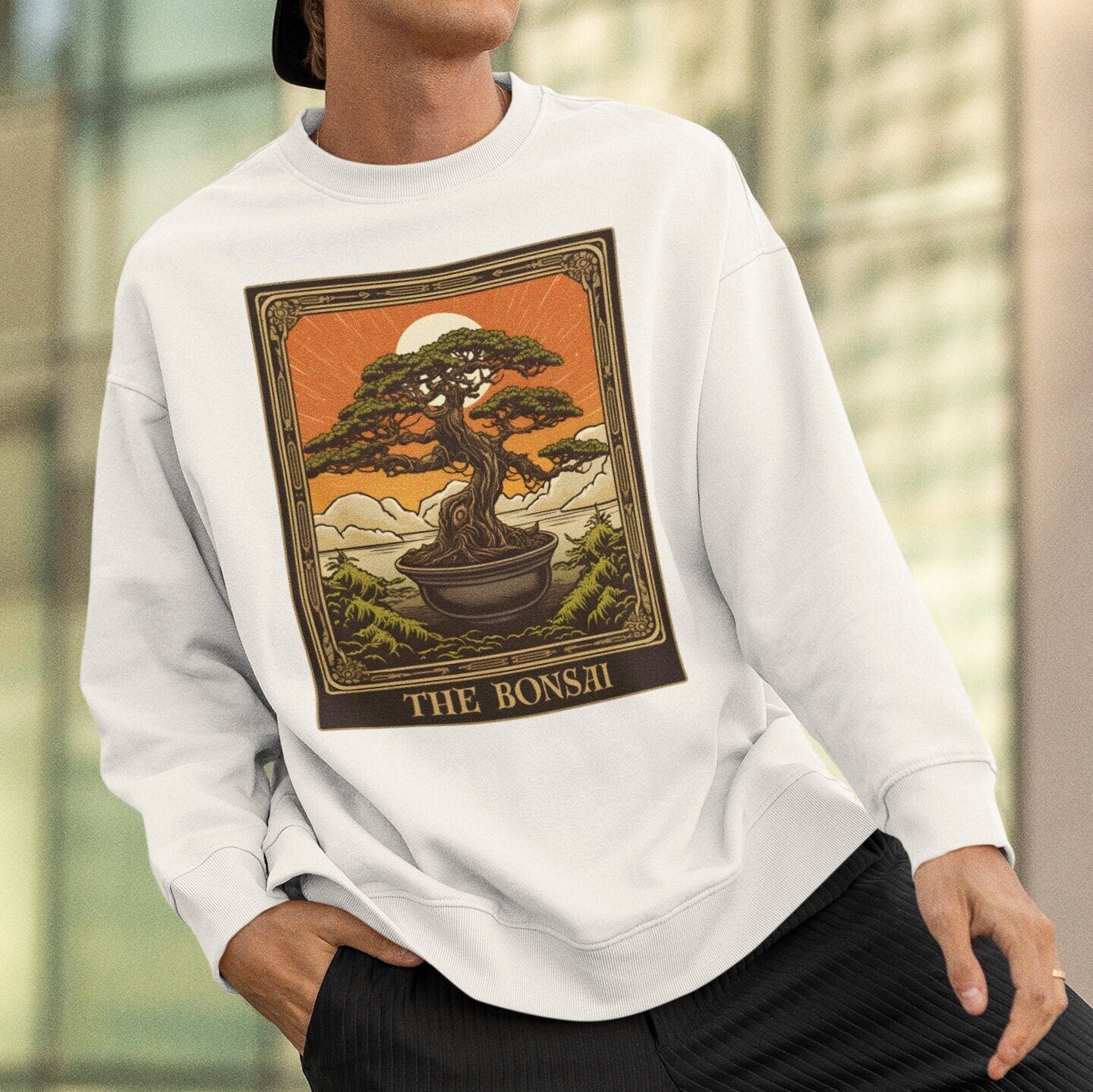 The Bonsai Tarot Card Sweatshirt
