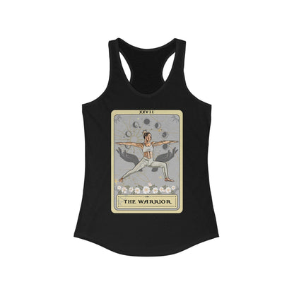 The Warrior Tarot Card Tank Top, Yoga Pose