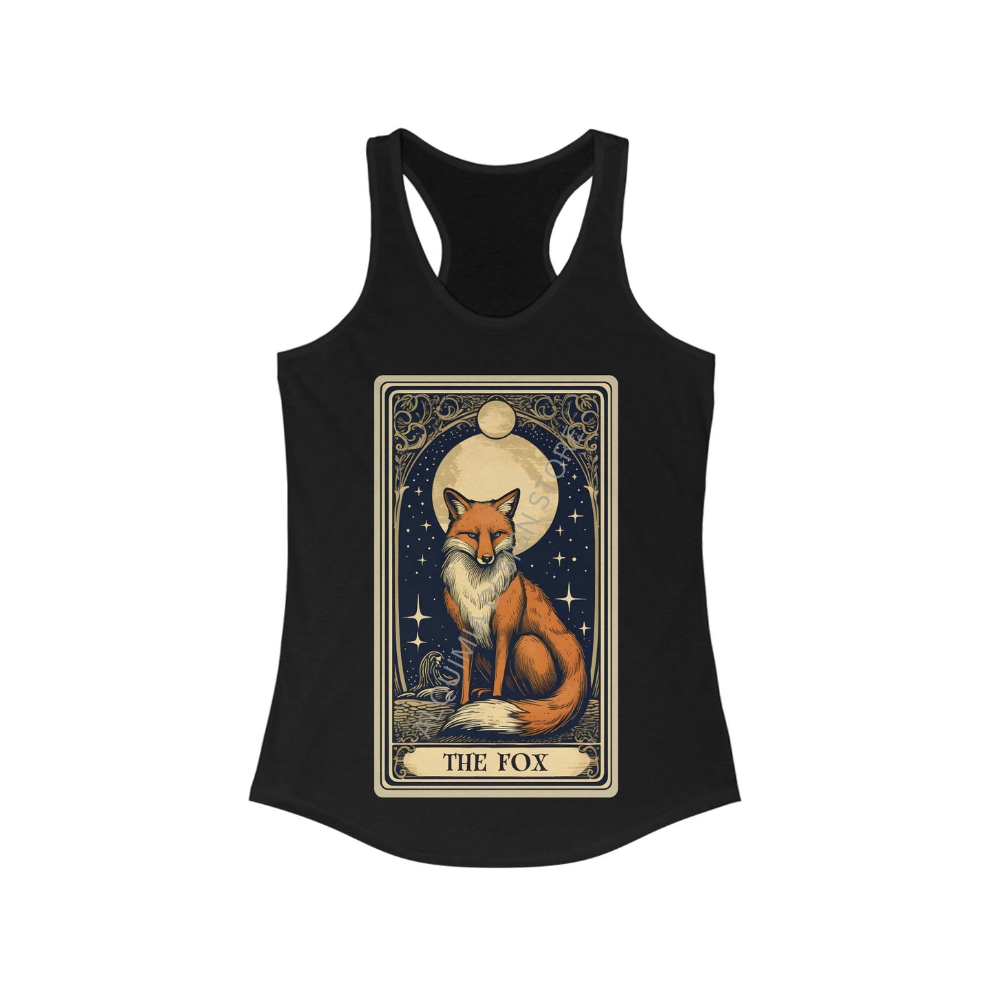 The Fox Tarot Tank Top, Animal