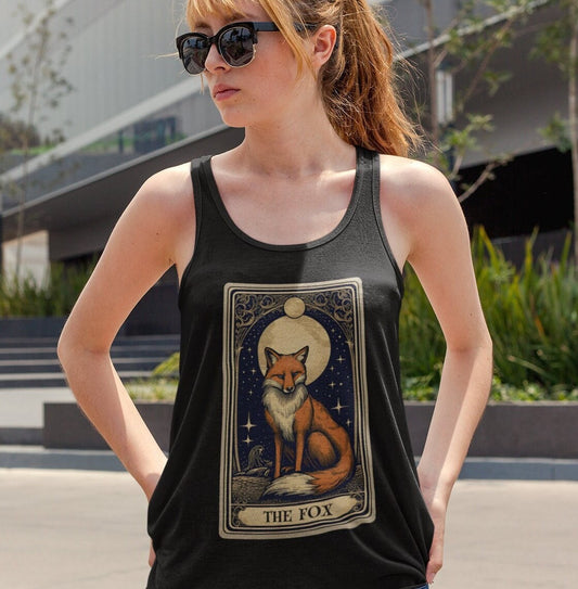 The Fox Tarot Tank Top, Animal