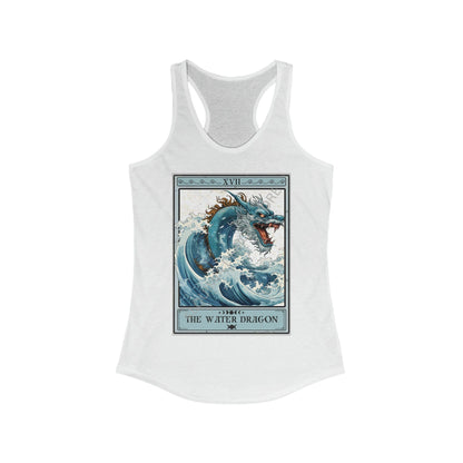 The Water Dragon Tarot Card Tank Top, Chinese Zodiac Racerback