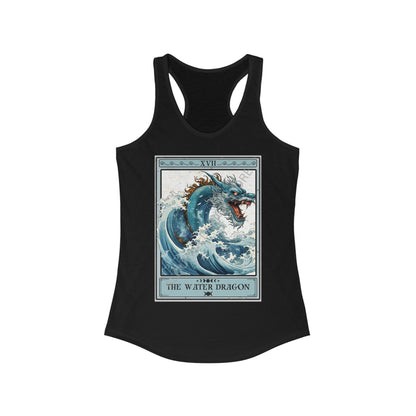 The Water Dragon Tarot Card Tank Top, Chinese Zodiac Racerback