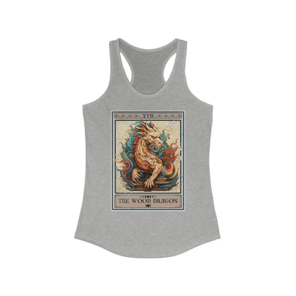 The Wood Dragon Tarot Card Tank Top, Chinese Zodiac