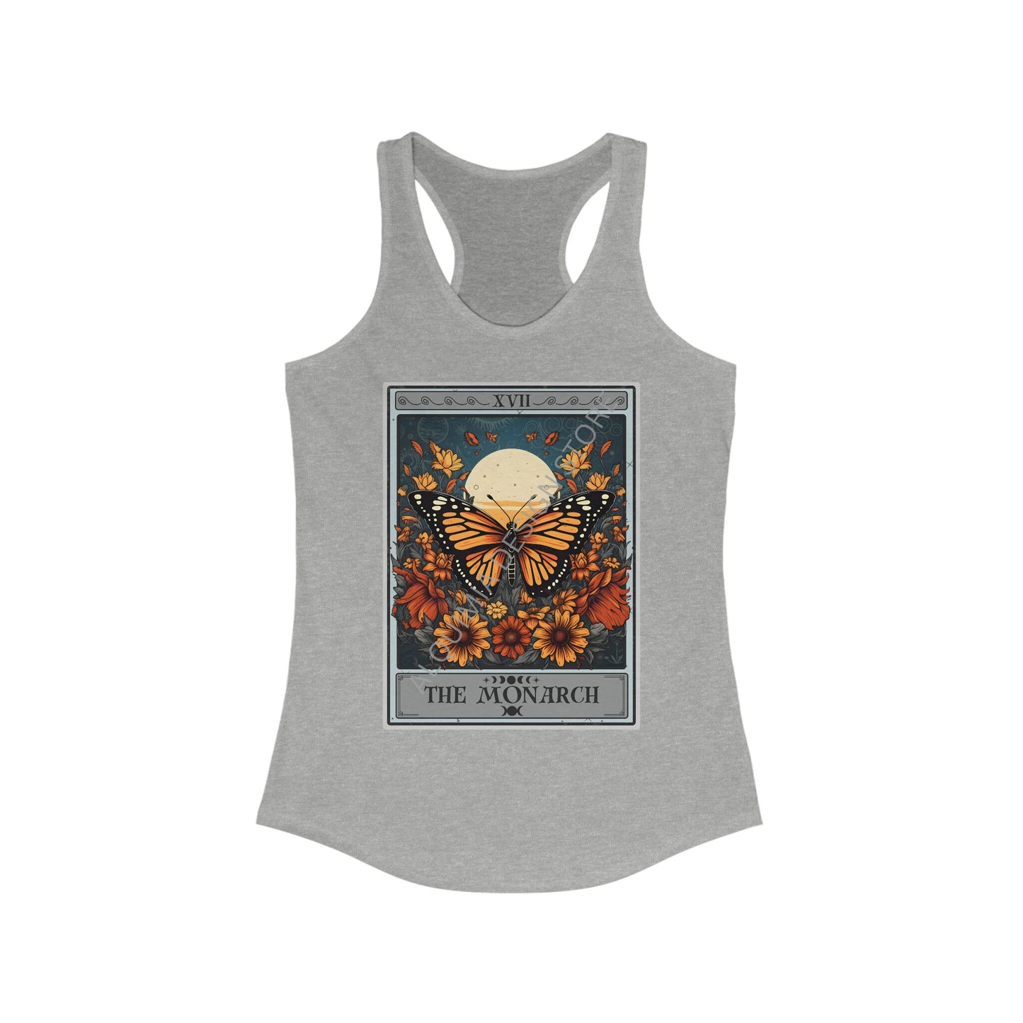 The Monarch Tarot Card Tank Top, Butterfly