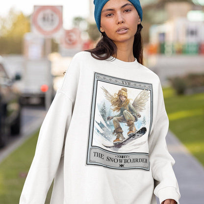 The Snowboarder Tarot Card Sweatshirt