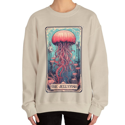 The Jellyfish Tarot Card Sweatshirt, Ocean Animal