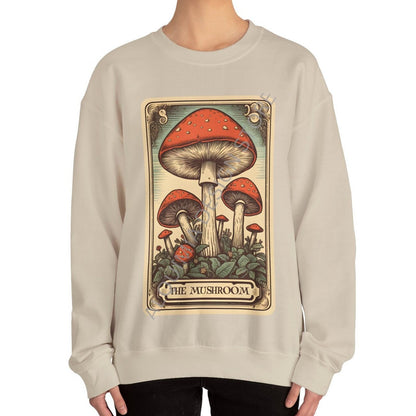 The Mushroom Tarot Card Sweatshirt, Fungi