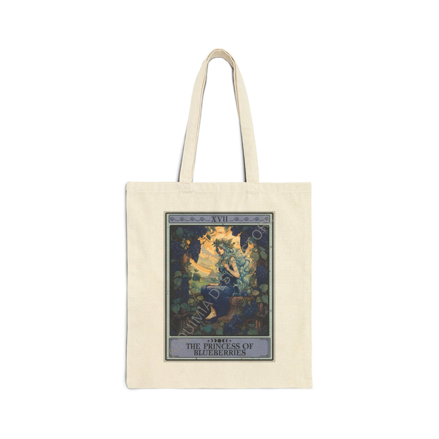 The Princess of Blueberries Tarot Tote Bag