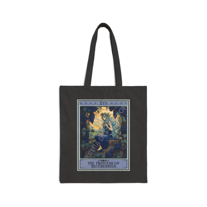 The Princess of Blueberries Tarot Tote Bag