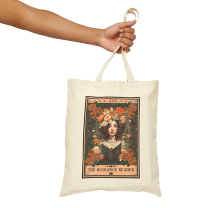 The Romance Reader Tarot Card Tote Bag 15" x 16"