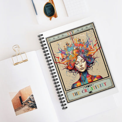 The Creativity Tarot Card Journal, Writer Gifts For Author 6" x 8" Notebook