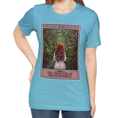 The Princess of Strawberries Tarot Card Shirt, Strawberry Lover