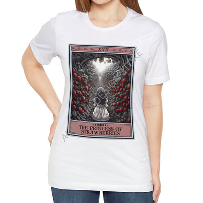 The Princess of Strawberries Tarot Card Shirt, Strawberry Lover