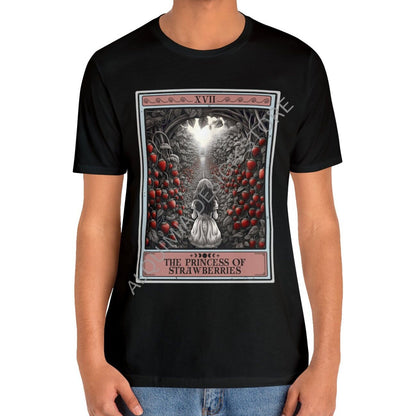 The Princess of Strawberries Tarot Card Shirt, Strawberry Lover