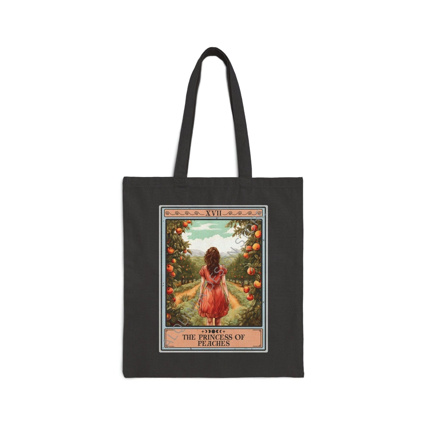 The Princess of Peaches Tote Bag 15" x 16"