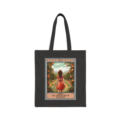 The Princess of Peaches Tote Bag 15" x 16"