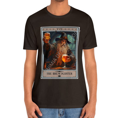 The Brewmaster Wizard Tarot Card Shirt, Beer Home Brewer