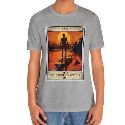 The Paddleboarder Tarot Card Shirt, Stand Up Paddleboarding