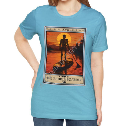 The Paddleboarder Tarot Card Shirt, Stand Up Paddleboarding