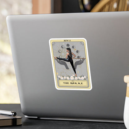 The Barre Tarot Card Sticker,  3" x 4"