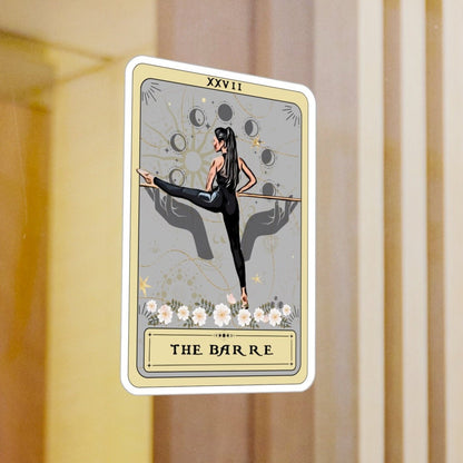 The Barre Tarot Card Sticker,  3" x 4"