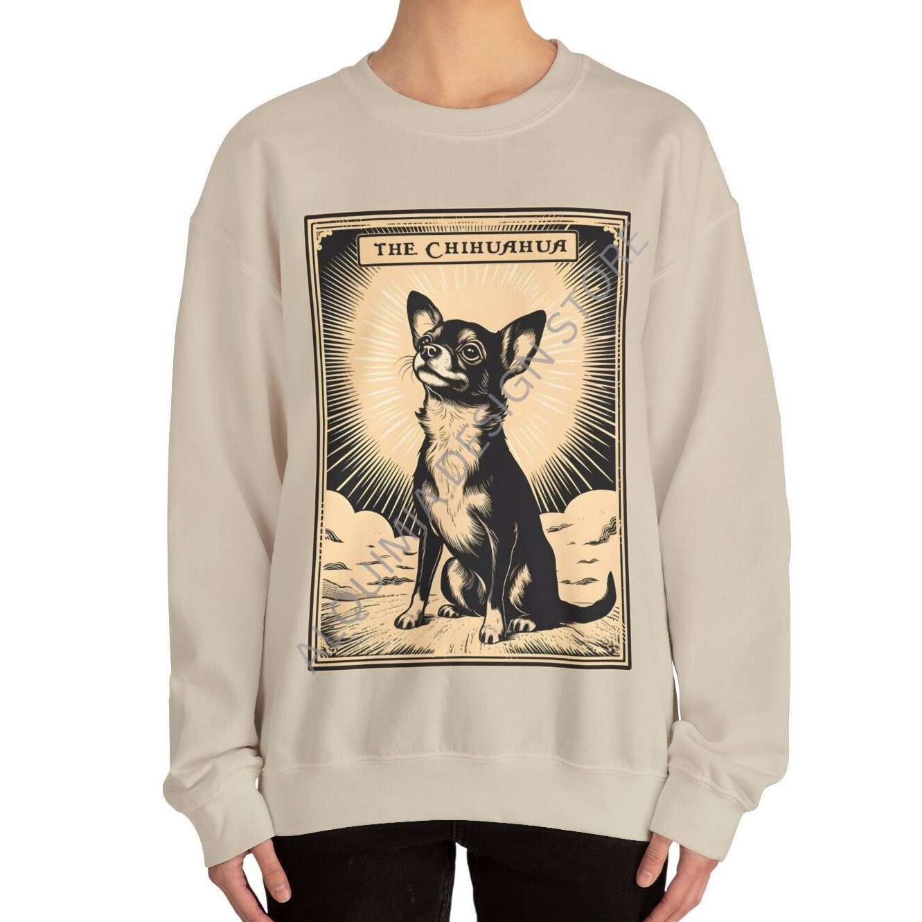 The Chihuahua Tarot Card Sweatshirt