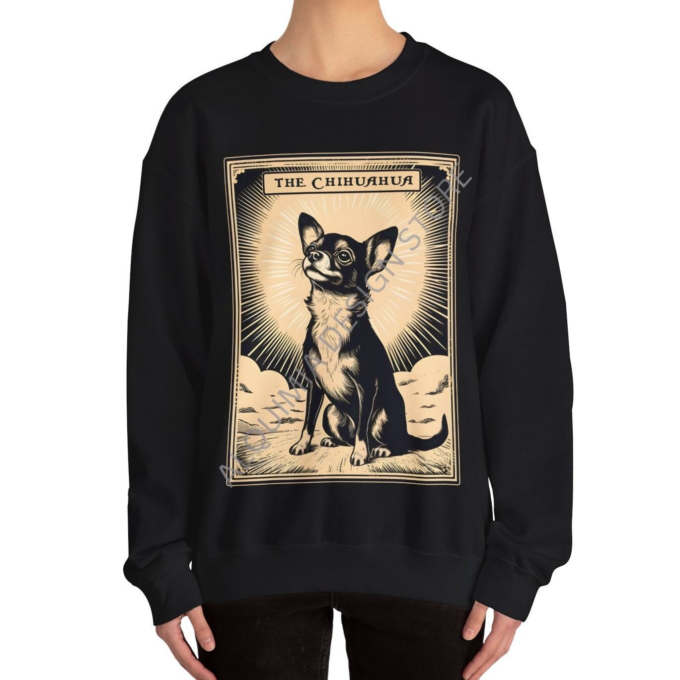 The Chihuahua Tarot Card Sweatshirt