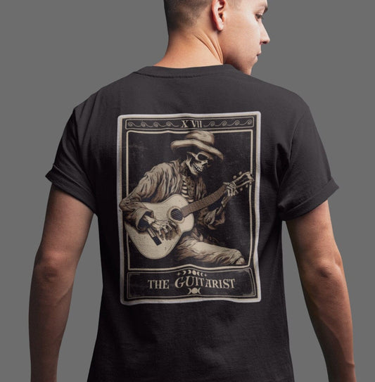 The Guitarist Tarot Card Shirt, Back Print