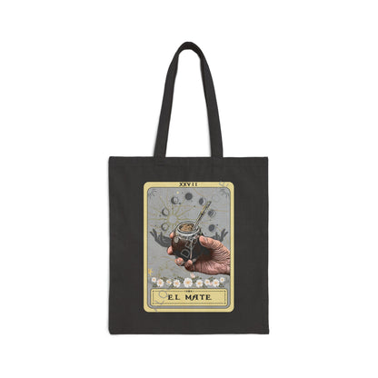 El Mate Tarot Card Tote Bag Yerba Mate 15" x 16"